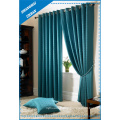 Home Decoration Blackout Lake Green Polyester Window Curtain